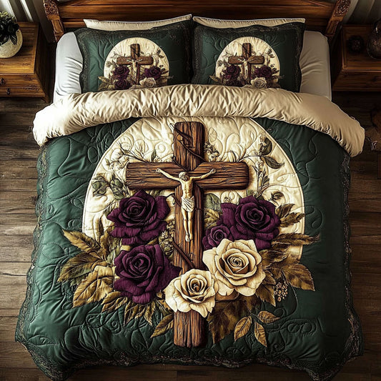 Sacred Rose Cross WY0508022CL Duvet Cover Set