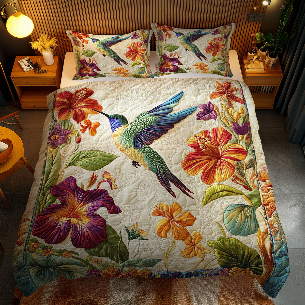 Radiant Hummingbird WN0502086CL Duvet Cover Set