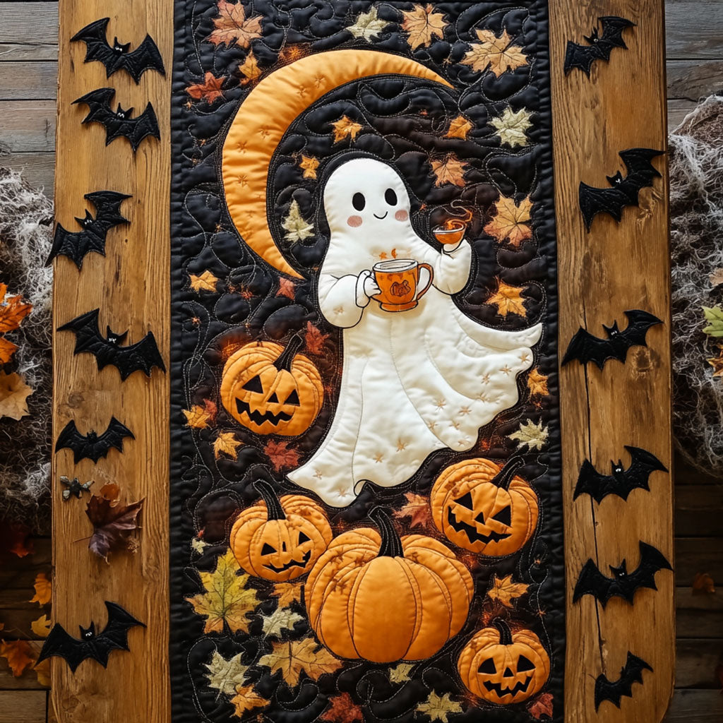 Ghostly Glow WN2507026CL Quilted Table Runner