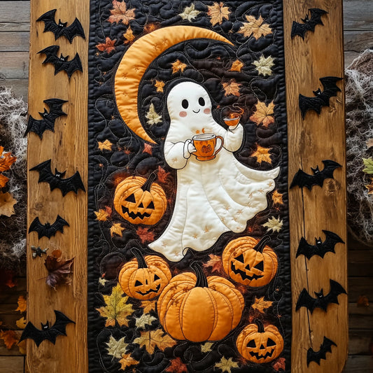 Ghostly Glow WN2507026CL Quilted Table Runner