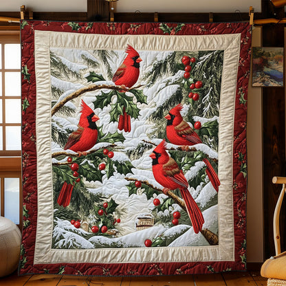 Cardinal Winter CW0711014CL Quilt