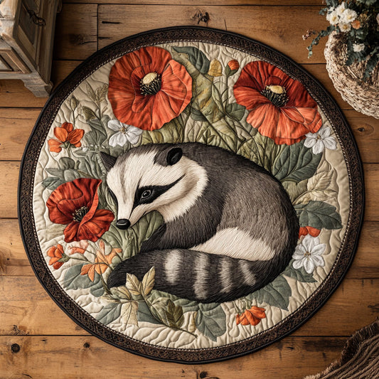 Badger Forest CW1107010CL Quilted Round Mat