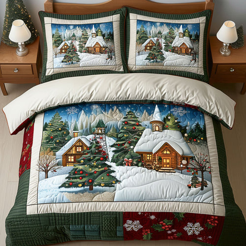Dream Christmas Village CW2510066CL Duvet Cover Set