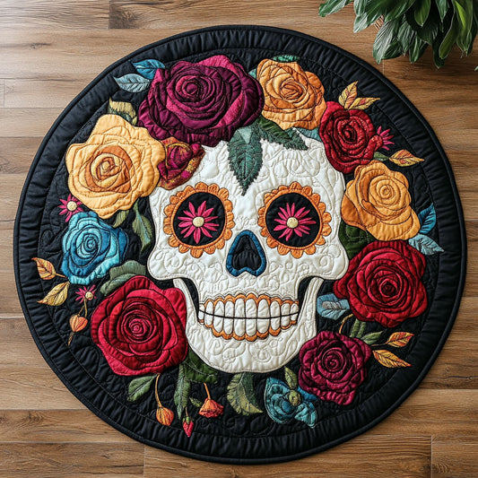 Bold-Skull CM1704006CL Quilted Round Mat