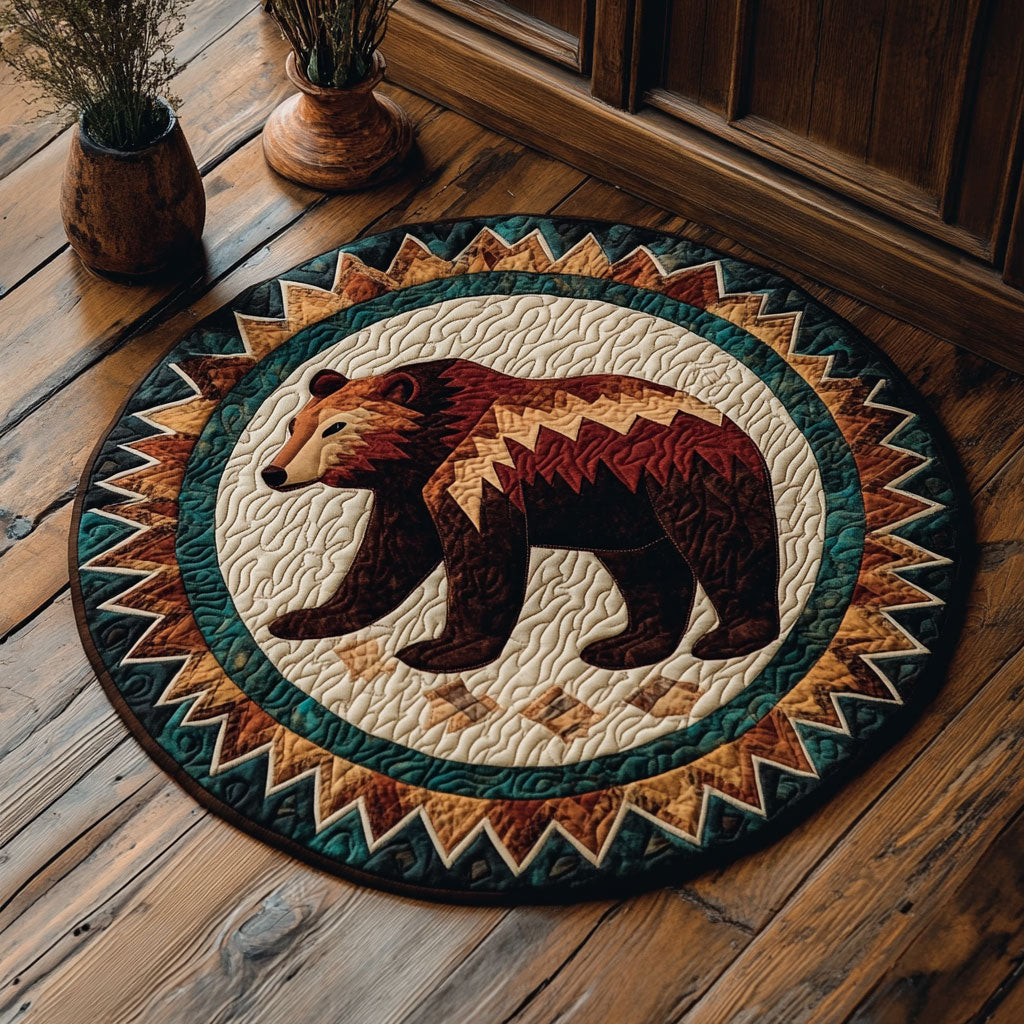 Echoes Of The Wild CP0907037CL Quilted Round Mat