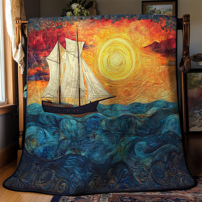 Twilight Sailboat WN0602007CL Quilt