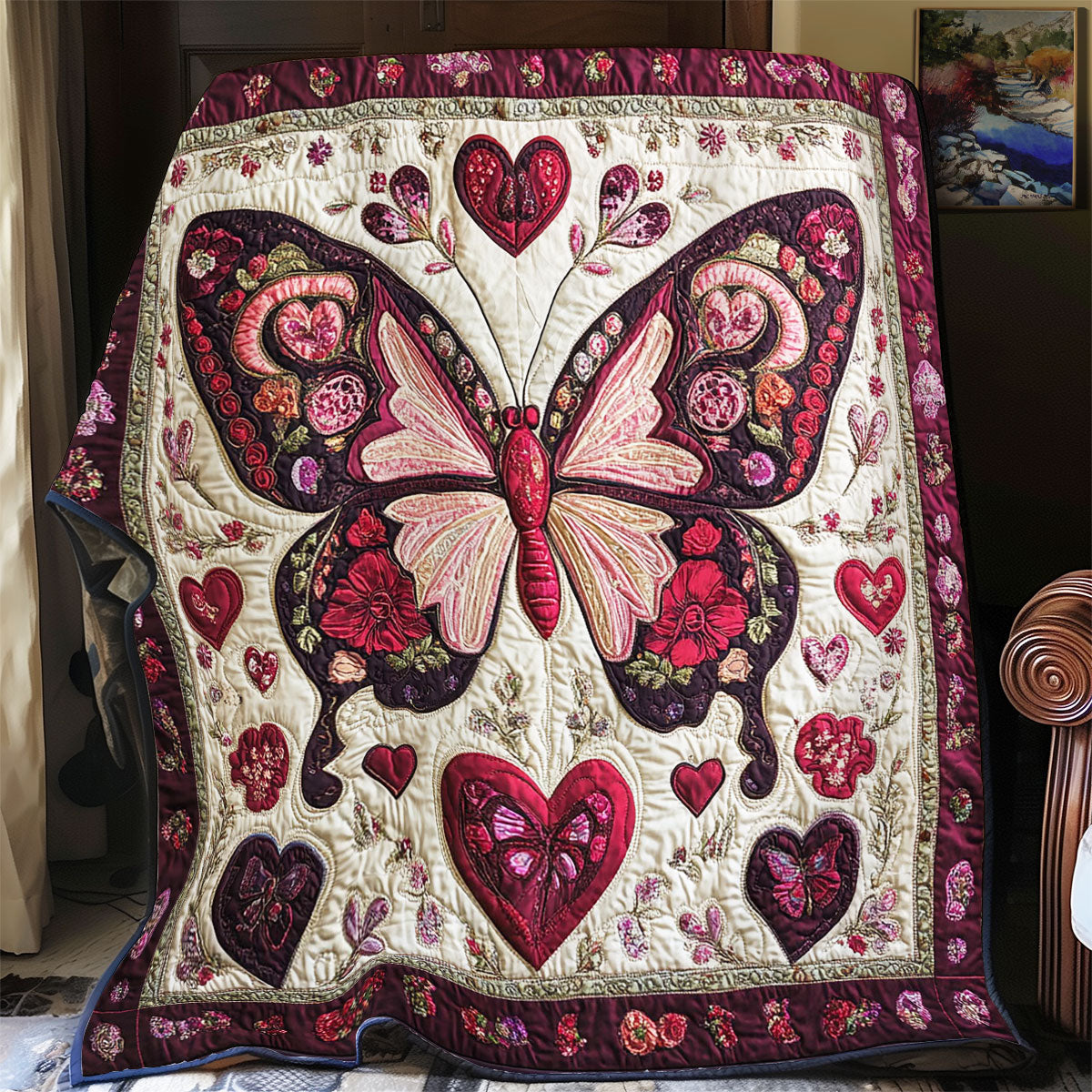Butterfly WY1802003CL Quilt