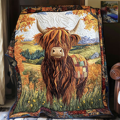 Highland Cow WX2401026CL Quilt