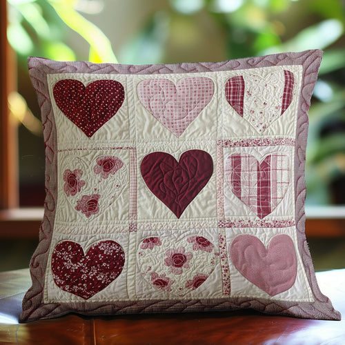 Cherished Heart WN1002097CL Quilt Pillow Case