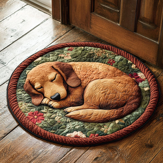 Middle Nap CP1007015CL Quilted Round Mat