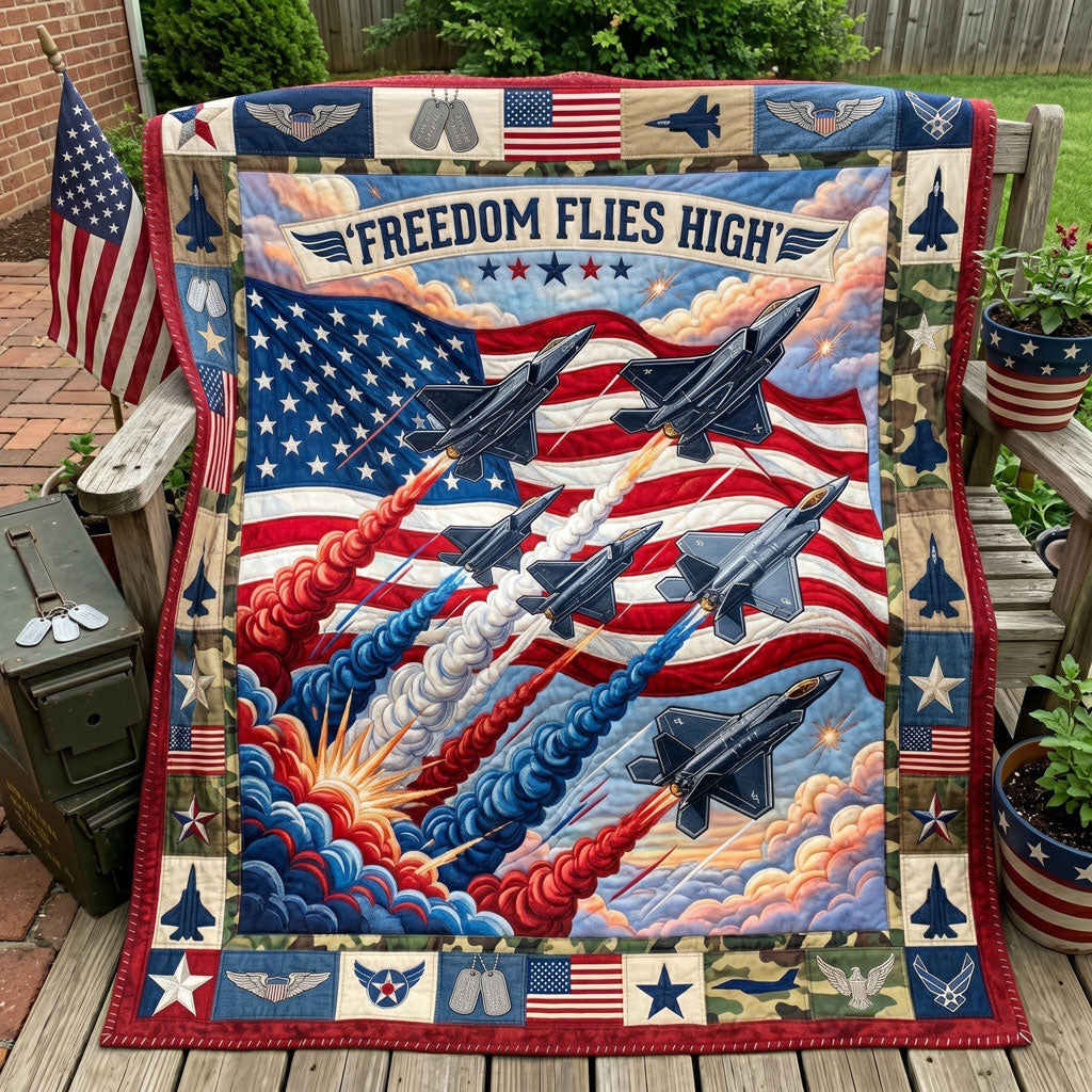 Freedom Skies Air Force WN2605007CL Quilt