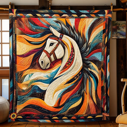 Horse Native American WJ2512013CL Quilt