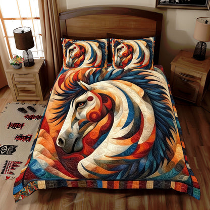 Horse Native American WJ2612033CL Duvet Cover Set