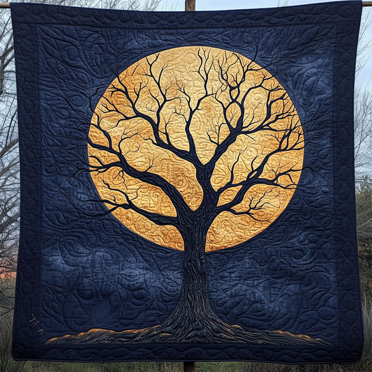 Halloween Moonlit Tree LT1809026CL Quilt