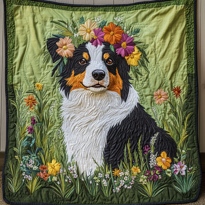 Portrait Border Collie WP2204095CL Quilt