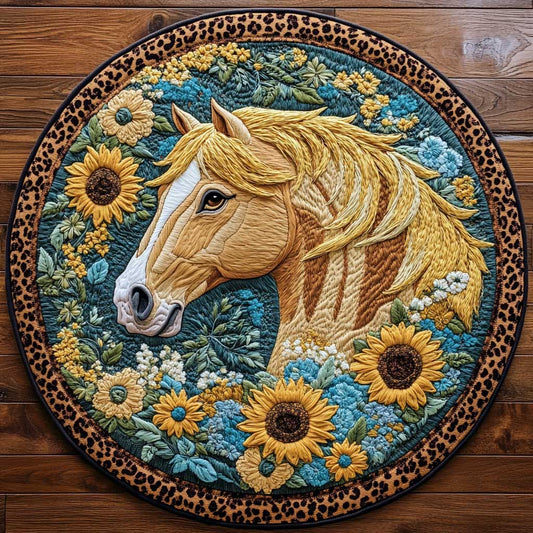 Golden Horse WN2404009CL Quilted Round Mat