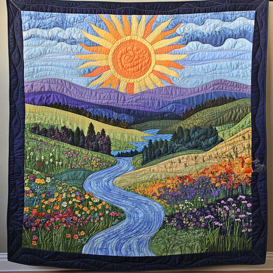 Flower Valley View WP1012011CL Quilt