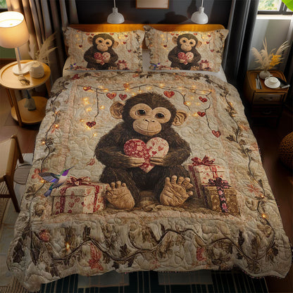 Valentine Monkey WN2412054CL Duvet Cover Set