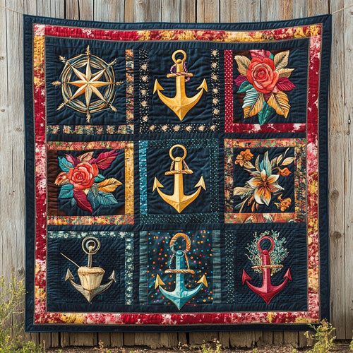 Floral Anchor WN2308044CL Quilt