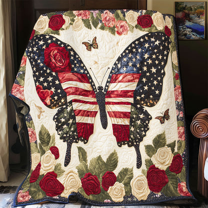 Patriotic Butterfly WX1306031CL Quilt