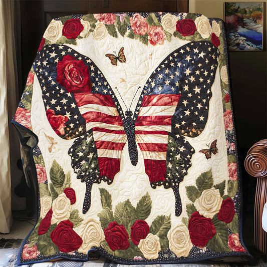Patriotic Butterfly WX1306031CL Quilt