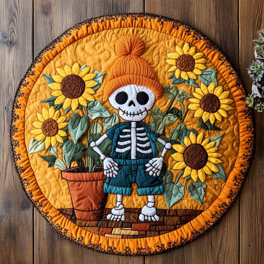 Grin & Grow CP3005002CL Quilted Round Mat