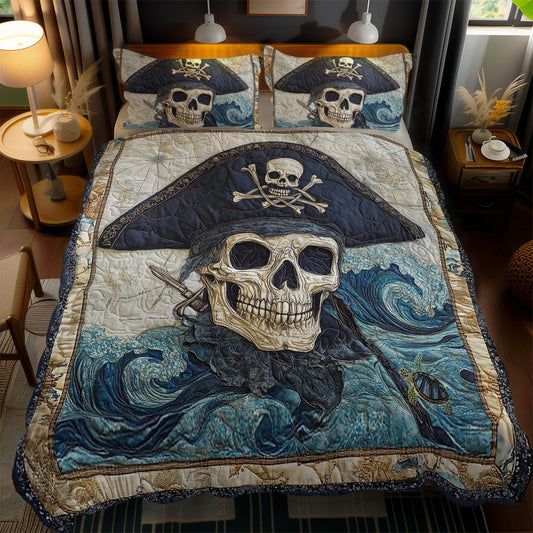 Haunted Skull Armada WN1212059CL Duvet Cover Set