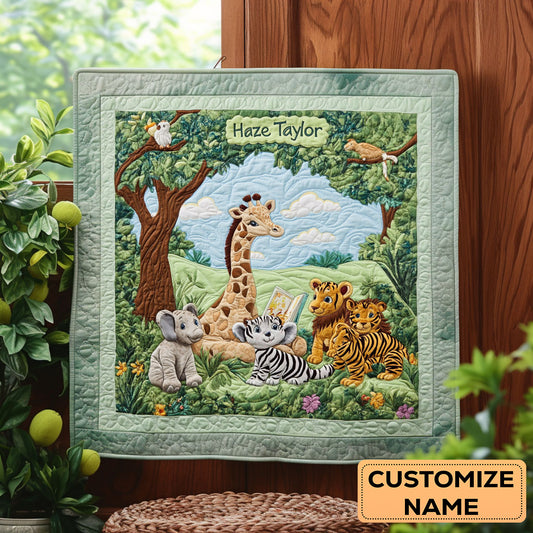 Wild One's Dream WN2507081CL Personalized Baby Quilt