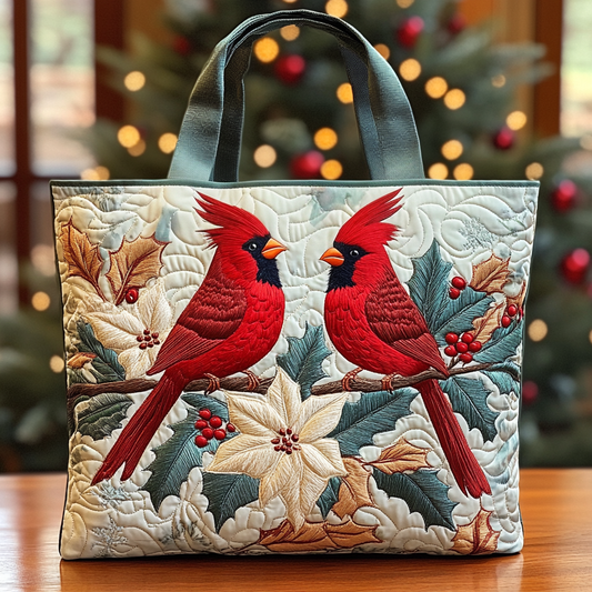 Evergreen Cheer CP0410030CL Quilted Tote Bag
