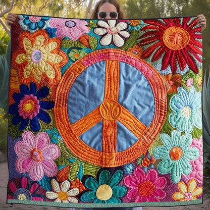 Trippy Hippie Sign WJ1909027CL Quilt