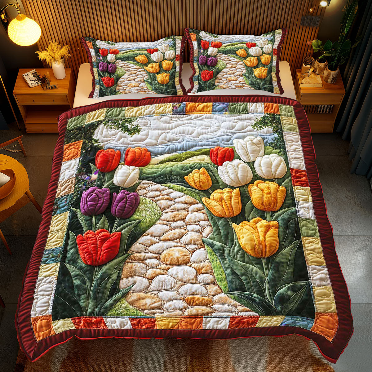 Tulip Garden WP2310048CL Duvet Cover Set