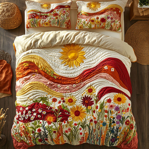 Wildflower Sunrise WY3007062CL Duvet Cover Set