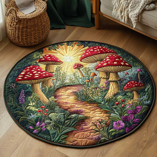 Golden Mushroom WN1803070CL Quilted Round Mat