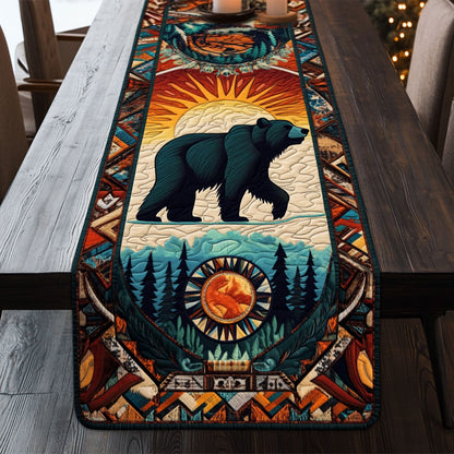 Majestic Bear Comforter CM2605022CL Quilted Table Runner