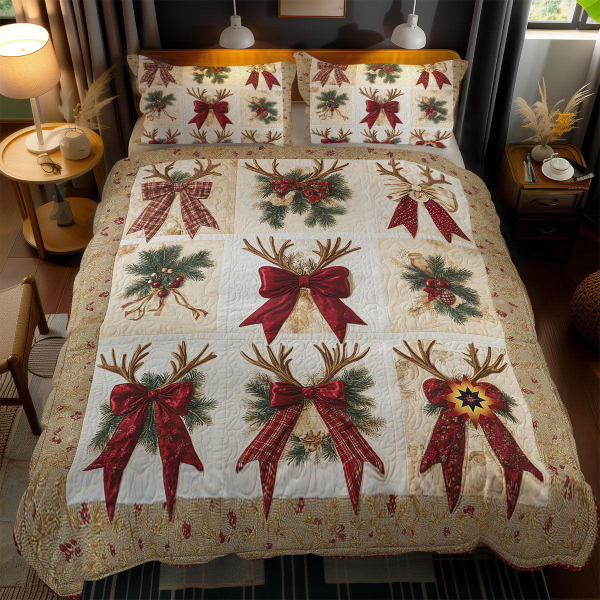 Bow And Antlers WN2311032CL Duvet Cover Set