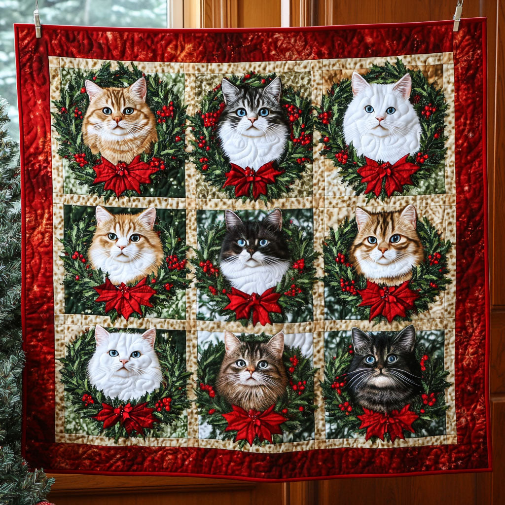 Festive Feline LT1011007CL Quilt