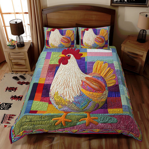 Chicken Colorful WX2111055CL Duvet Cover Set