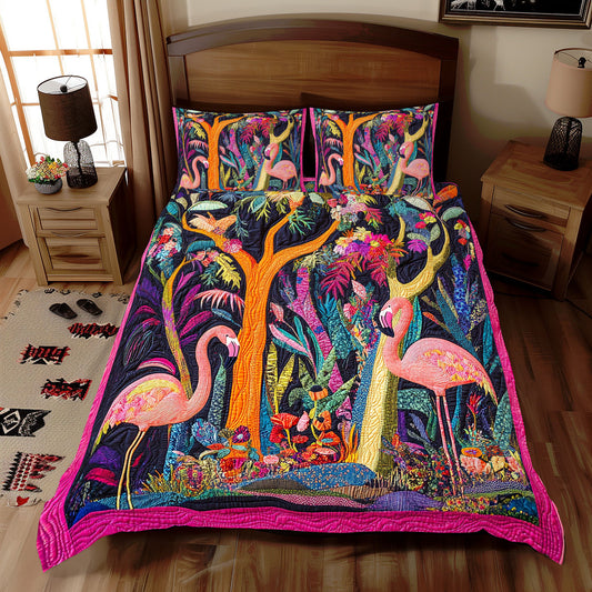 Colorful Flamingo WX1112065CL Duvet Cover Set