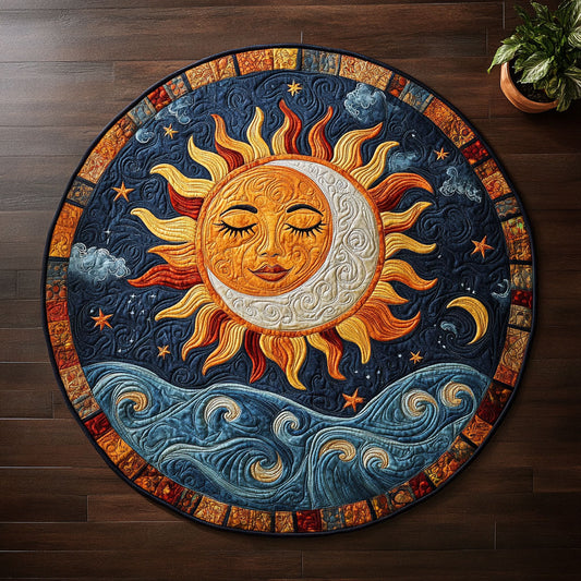 Boho Sun CM1505031CL Quilted Round Mat