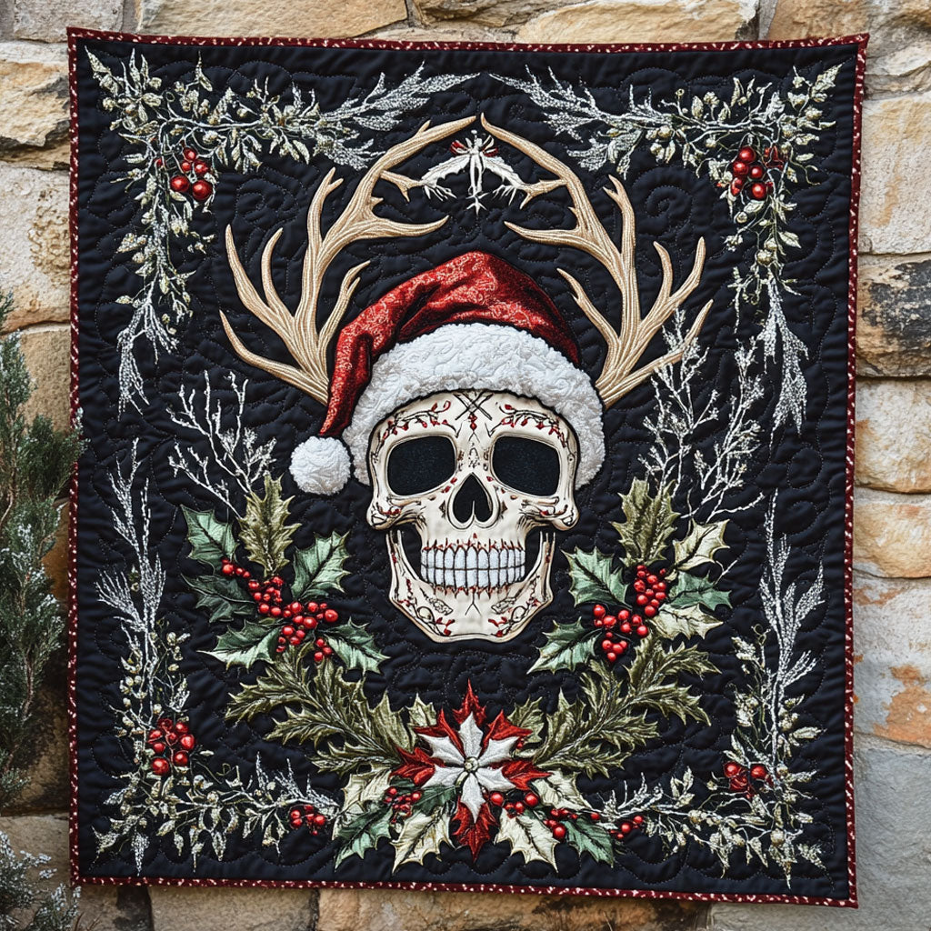 Skull Merry Glow WN0310070CL Quilt