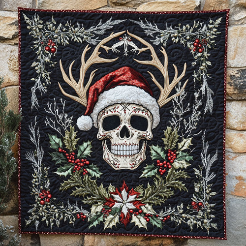 Skull Merry Glow WN0310070CL Quilt