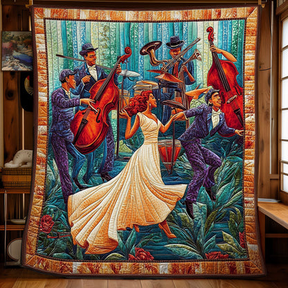 Jazz Band And Dancers WY1701047CL Quilt
