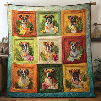 Boxer Island Life WN1004022CL Quilt