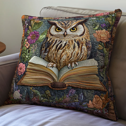 Owl Book WX0601128CL Quilt Pillow Case