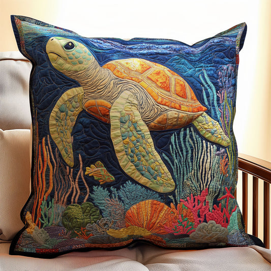 Turtle Sea WX1401102CL Quilt Pillow Case