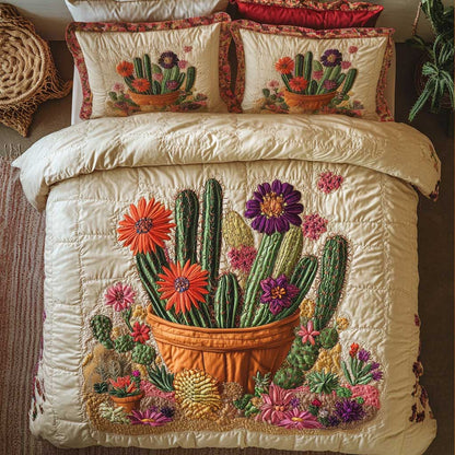 Cactus Blooming Love WN0505017CL Duvet Cover Set