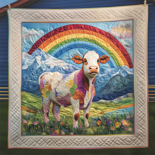 Cow In Magical Rainbow LT1909007CL Quilt