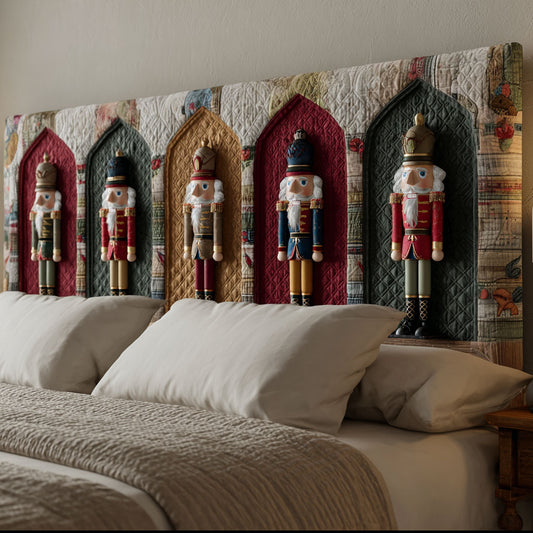 Christmas Keepsake Row CP2612053CL Quilted Headboard Slipcover