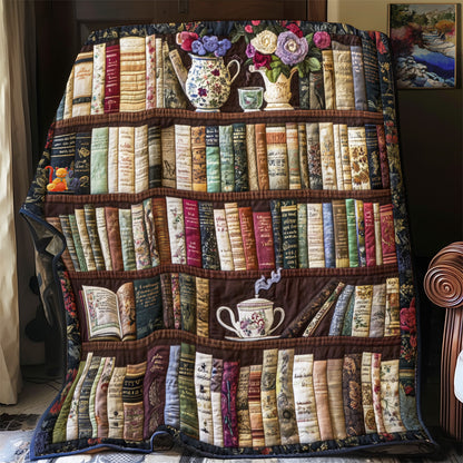 Beautiful Bookshelf YR2512035CL Quilt