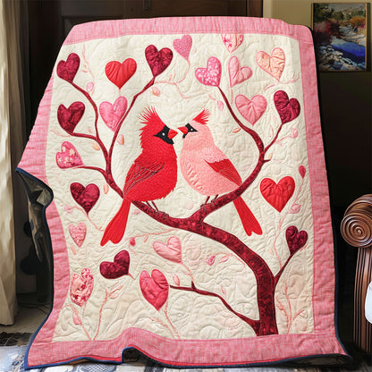 Couple Cardinal WX2401008CL Quilt